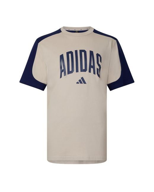 Adidas Blue Collegiate T-Shirt for men