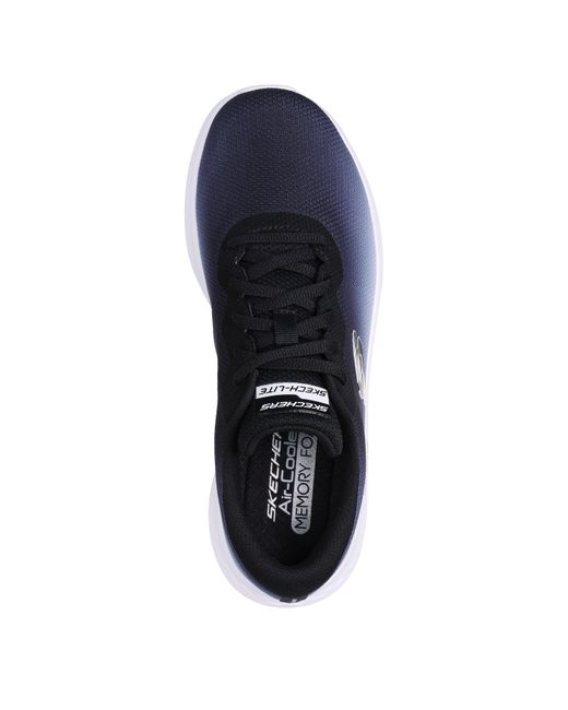 Skechers Blue Ombre Engineered Mesh Lace-Up W Ai Slip On Trainers