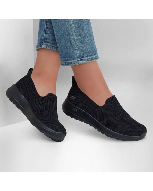 Skechers Black Go Walk Joy Slip On Trainers