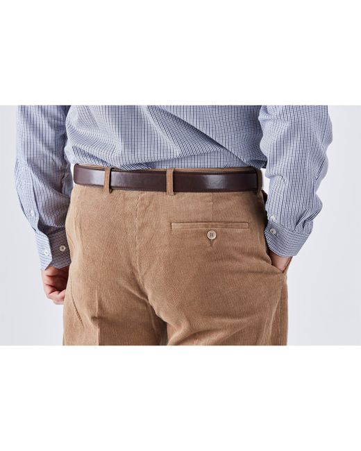 Harvey and Jones Brown Driver Corduroy Trouser for men