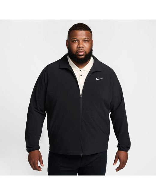 Nike Black Tour Repel Full-Zip Golf Jacket for men