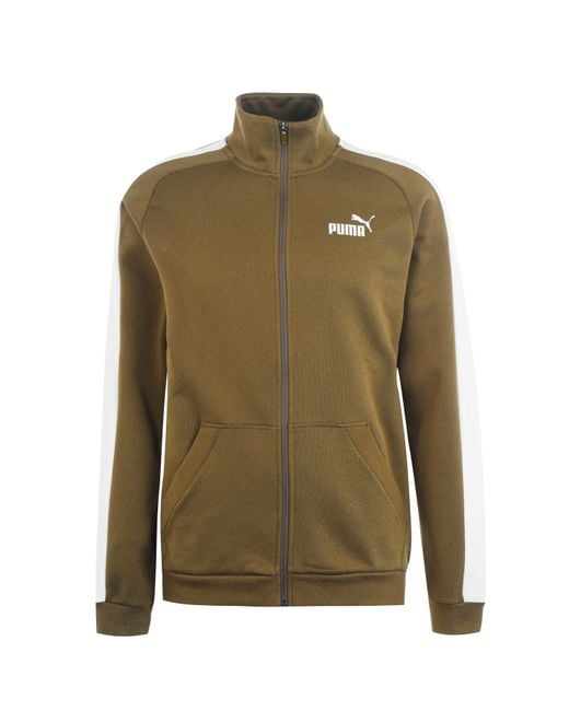 PUMA Green Clean Fleece Tracksuit for men
