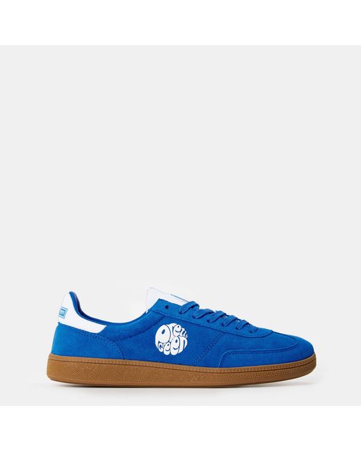 Pretty Green Blue Pg Ramblas Low-Top Trainers for men