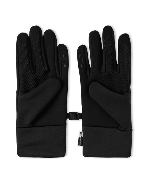 The North Face Black Touchscreen Fleece Gloves for men