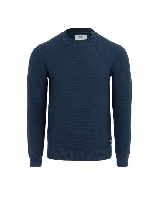 Firetrap Blue Crew Neck Jumper Knitted Pullover for men