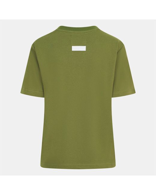 Blank Essentials Green E Arch Cotton Short Sleeve Oversized T-Shirt