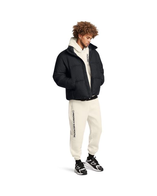 Under Armour Black Quilted Water-Repellent Puffer Jacket for men