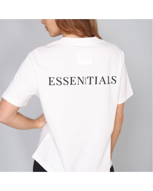 Blank Essentials Gray Blank E Core Puff Print T-Shirt Ladies