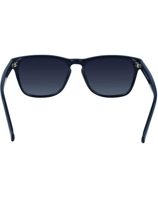 Calvin Klein Blue Modified Rectangle Sunglasses for men