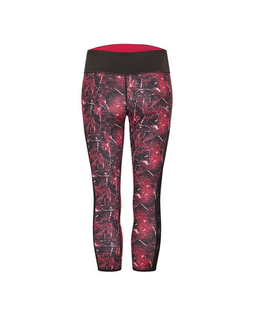 Diadora Red 6/8 Reversible Performance Gym Leggings