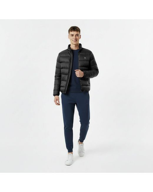 Jack Wills Blue Kershaw Lightweight Puffer Jacket for men