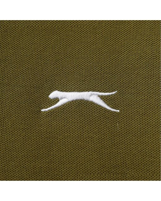 Slazenger 1881 Green Plain Polo Shirt for men
