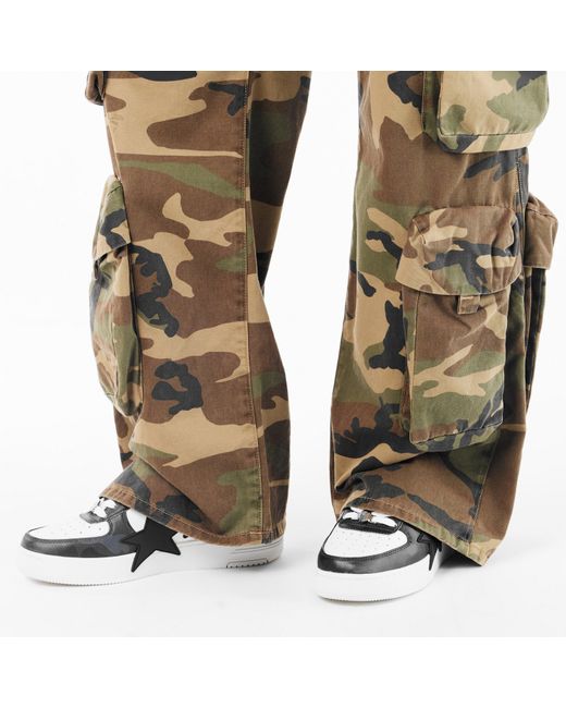 A Bathing Ape Blue Sta Low-Top Trainers for men
