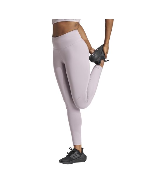 Adidas Purple Ultimate 7/8 Performance Running Tights