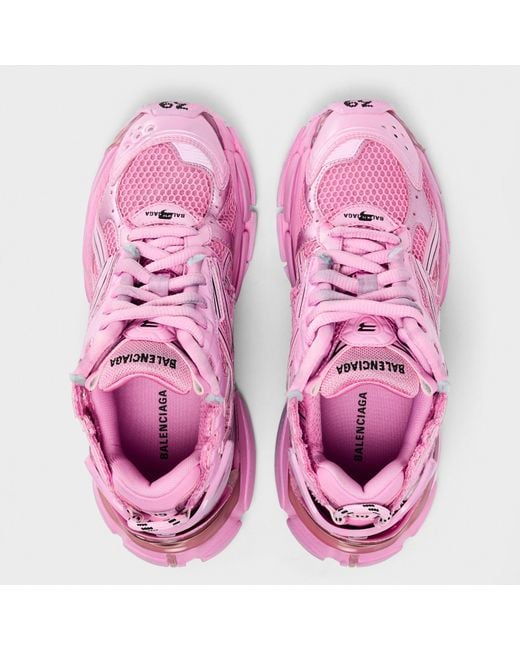 Balenciaga Pink Runner Sneaker