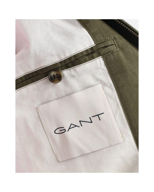 Gant Green Cotton Windcheater Jacket for men