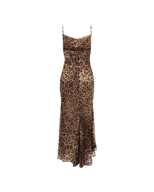 Bardot Brown Leopard Maxi Dress
