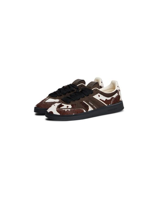 Tommy Hilfiger Black Greenwich Calf Low-Top Trainers