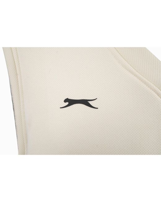 Slazenger 1881 White Sleeveless Cricket Jumper for men