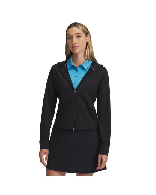 Under Armour Black Drive Full-Zip Performance Golf Jacket