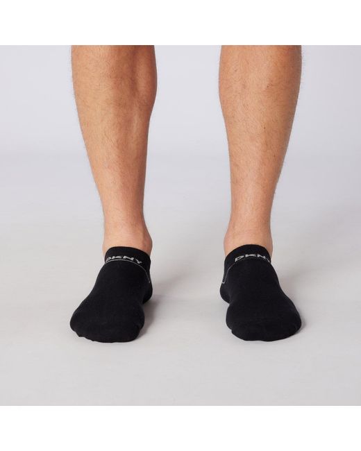 DKNY Black 3 Pack Jefferson Liner Socks for men