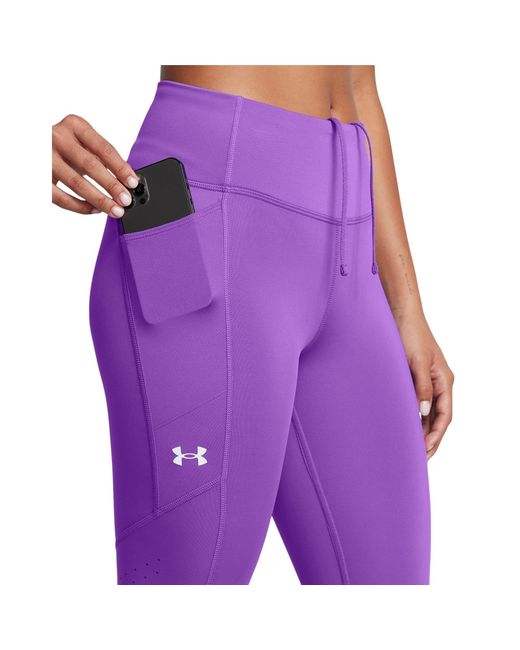 Under Armour Purple Fly Fast Ankle Legging