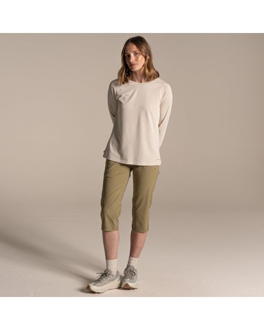 Craghoppers Natural Kiwi Pro Iii Cropped-Leg Trousers