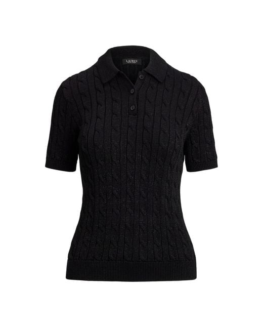 Ralph Lauren Black Knitted T-Shirt