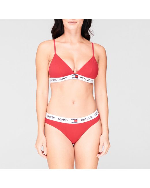 Tommy Hilfiger Red 85 Cotton Bikini Briefs