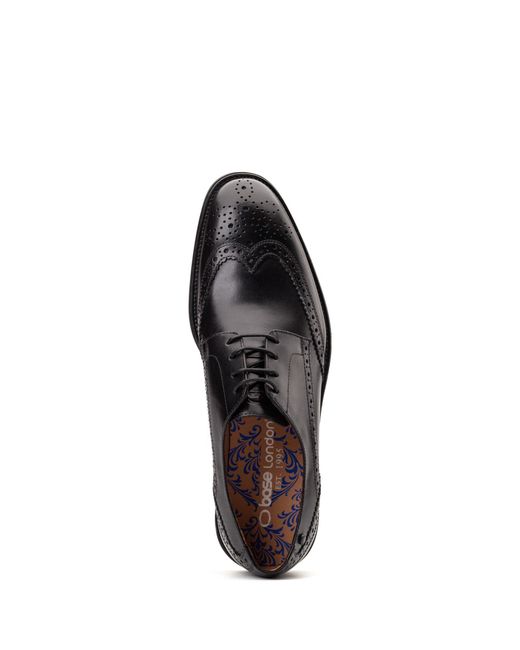 Base London Brown Pocket Brogue Shoe for men