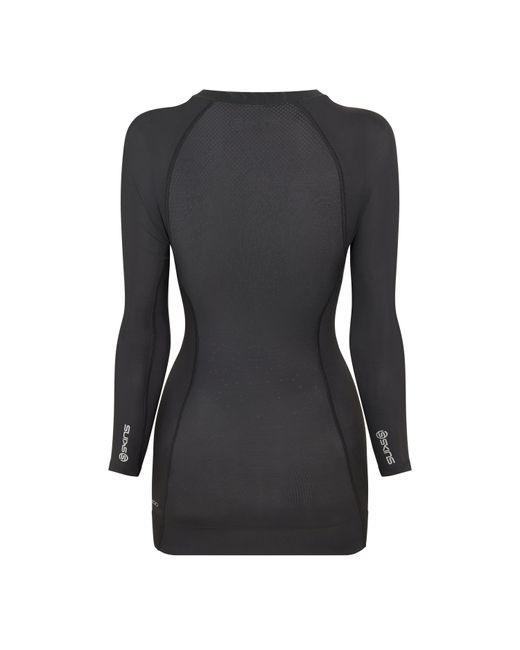 Skins Black A200 Ls Top Ladies