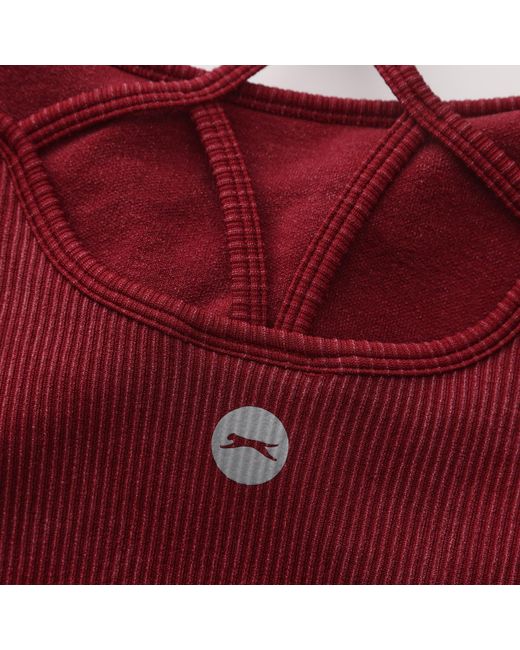 Slazenger 1881 Red Bra Tank
