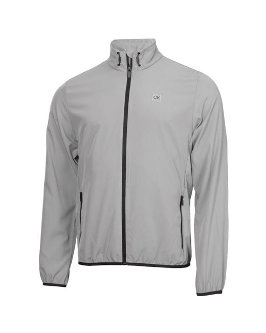Calvin Klein Gray Performance Golf Jacket for men