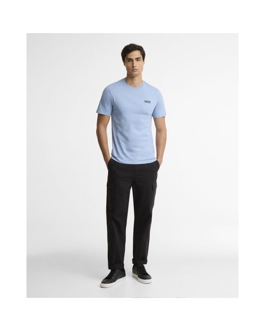 Barbour Blue Small Logo T-Shirt for men