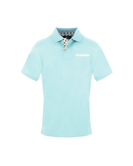 Aquascutum Blue Polo Short Sleeve Polo Shirt for men