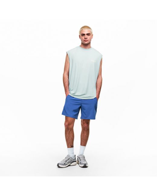 REPRESENT 247 Blue Team Tank Performance Gym Vest for men
