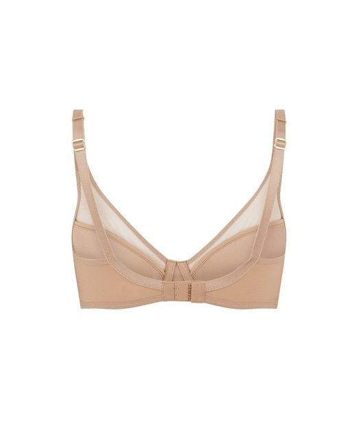 Agent Provocateur Brown Lucky Padded Plunge Underwired Bra