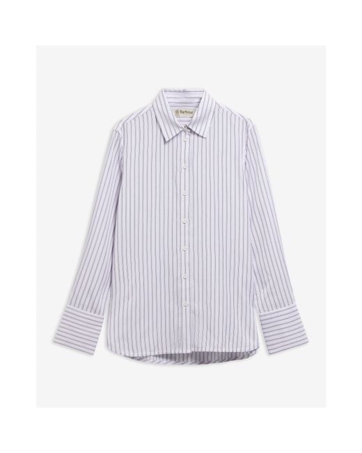 Barbour Purple B.Li Evangeline Shrt Ld64