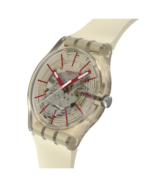Swatch Metallic Essentials Analogue Quartz Watch