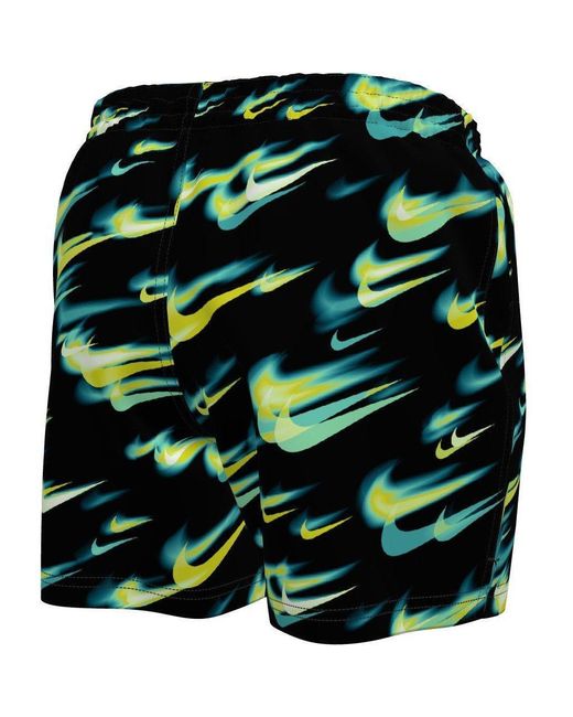 Nike Green Swim Breaker 5 Brief-Lined Volley Short for men