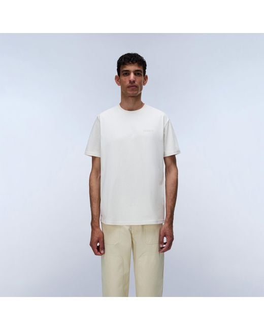 Napapijri White Yourte Cotton Short-Sleeve T-Shirt for men