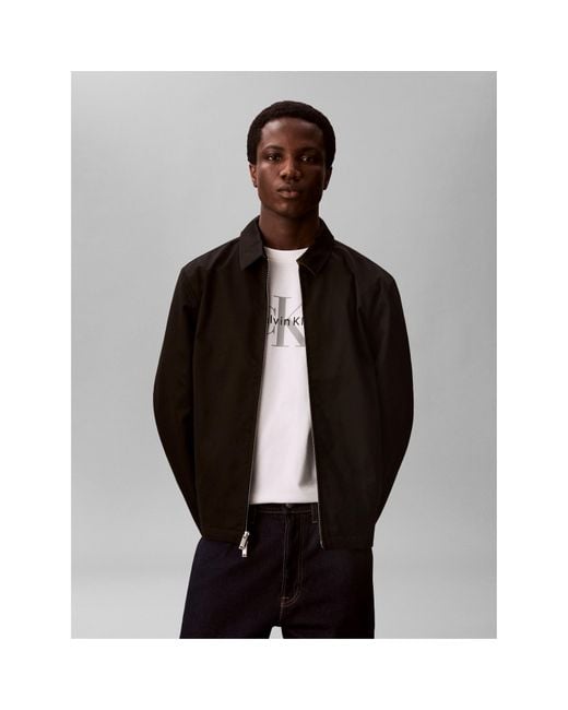 Calvin Klein Black Coach Jacket for men
