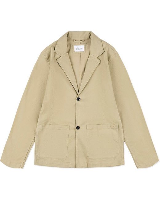 Albam Natural Fairfax Tailored Fit Blazer for men