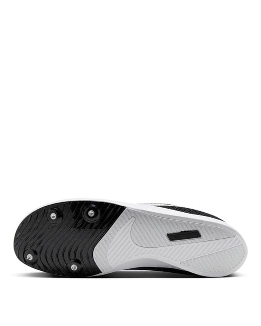 Nike Black Zoom Rival Distance Track Running Spikes for men
