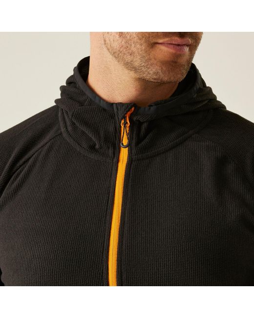Regatta Black Navigate Full-Zip Fleece for men
