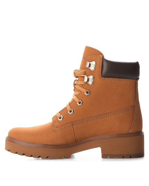 Timberland Brown Carnaby Cool Mid Lace Boots