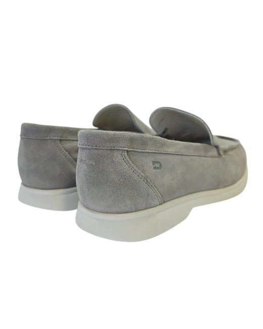 Deakins Gray Deaks Francis Boat Shoes for men