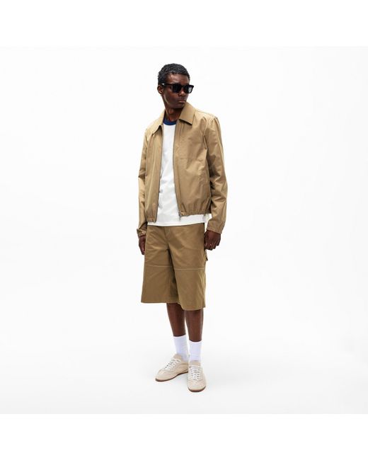 AMI Natural Embossed Harrington Jacket for men
