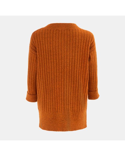 Miso Orange Knit Jumper