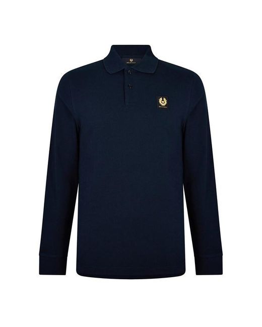 belstaff long sleeve polo shirt